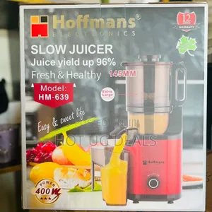 Hoffmans Multifunction Slow Juicer That Retains Nutrients