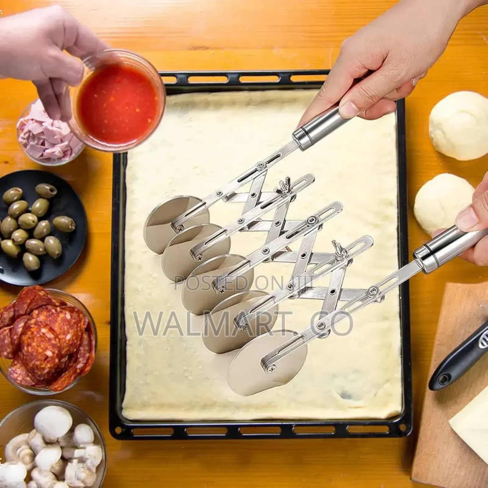 5 Wheel Stainless Steel Pastry Cutter