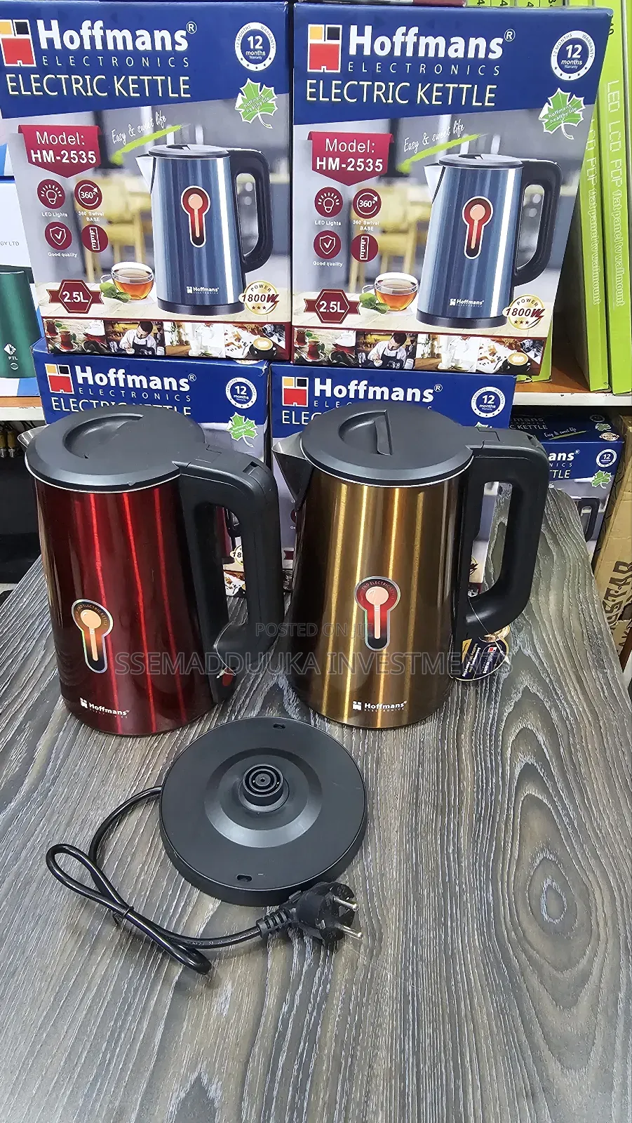 Hoffmans Electric Kettle Hm 2535