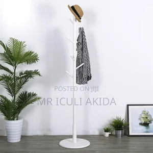Free Standing Wooden Coat Rack Stand Hall Tree