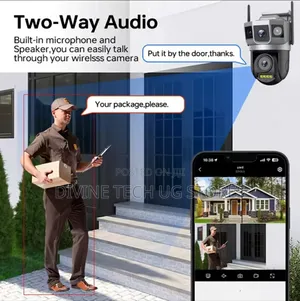 2 Lens 4g Simcard Ptz Wireless Camera -v380 Pro / Outdoor