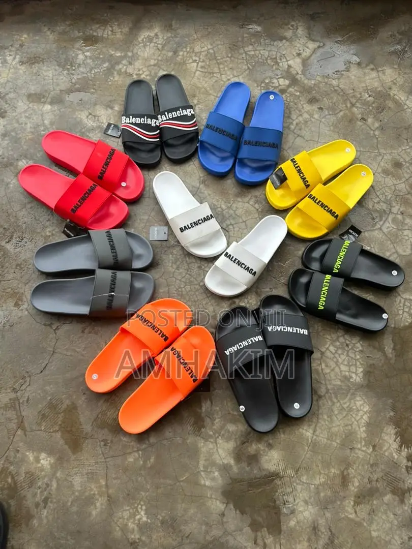 New Classic Balenciaga Slides in Stock