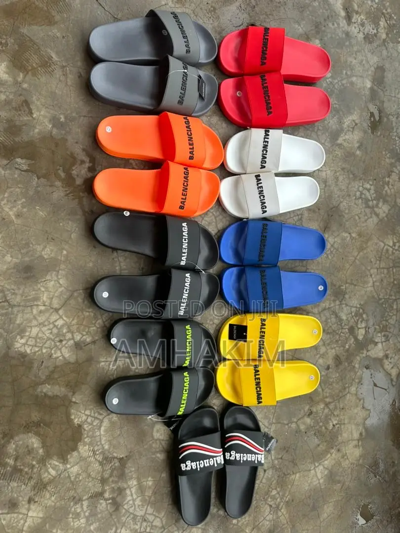 New Classic Balenciaga Slides in Stock