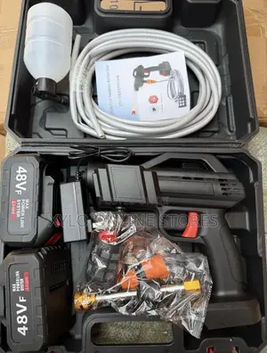 Cordless High Pressure Car Washer With 2 Batteries