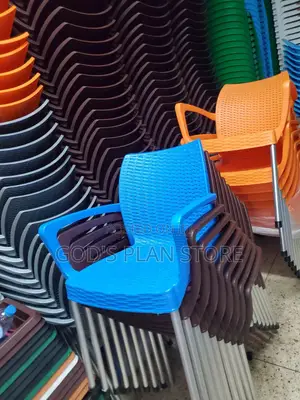 Blue*Orange Plastic Chairs Plastic Chairs With Arms