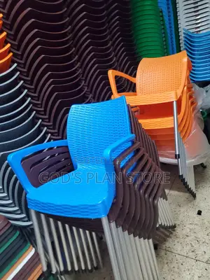 Blue*Orange Plastic Chairs Plastic Chairs With Arms