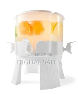 Four Grid Party Beverage Dispenser With Rotating Base 4l