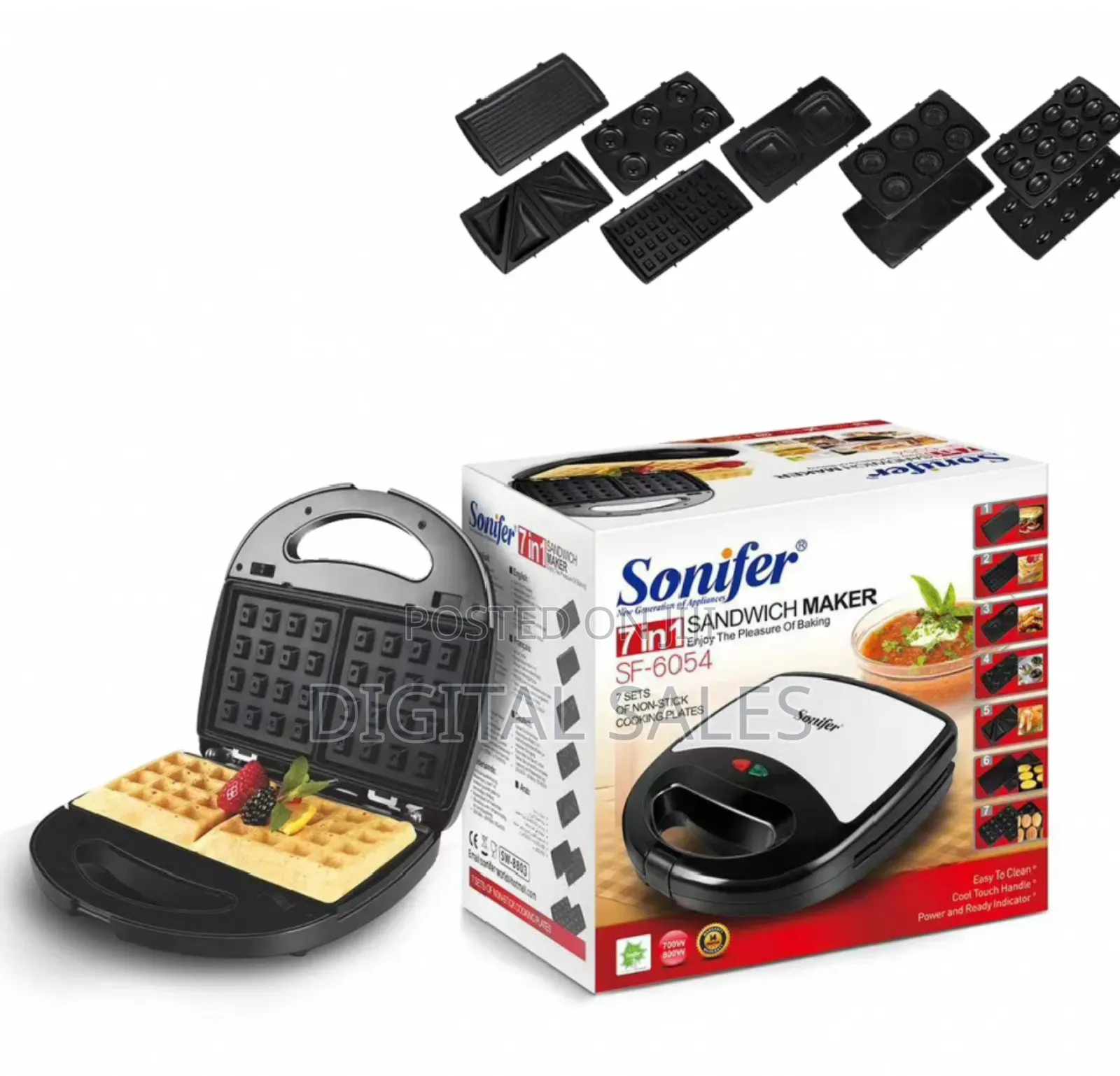 Sonifer 7in1 Sandwich Maker
