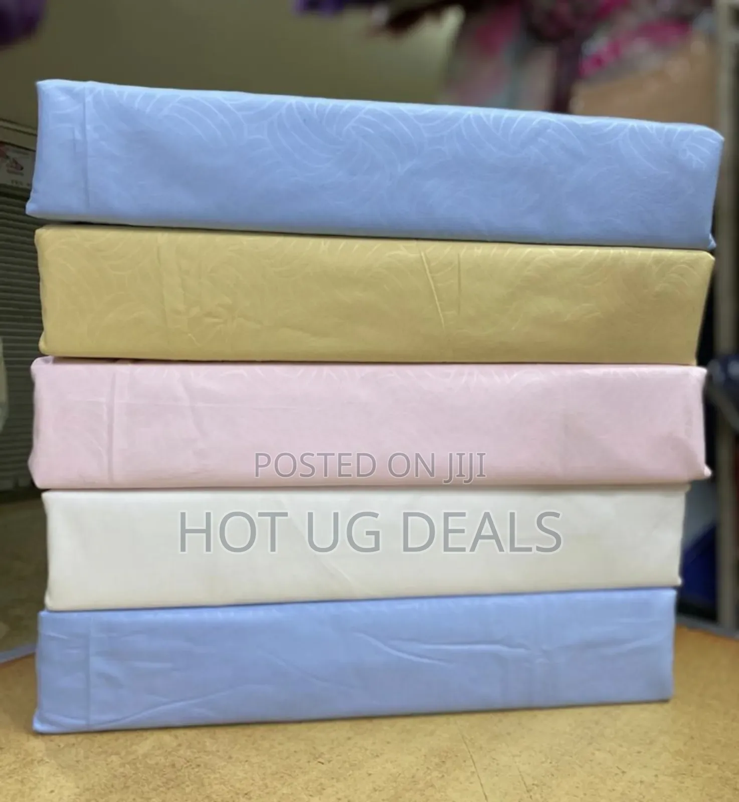 5x6 4pcs Fitted Bedsheets With 2 Pillowcases- Color Varies