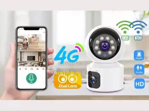 4g Sim Card Smart Dual Lens Smart CCTV Camera