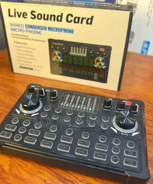 Sound Card RGB Led Wireless Bluetooth