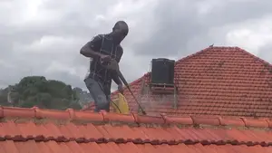 Rooftile Cleaning or Okwoza Amategula