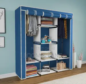 Upgrade Fabric Canvas Portable Wardrobe