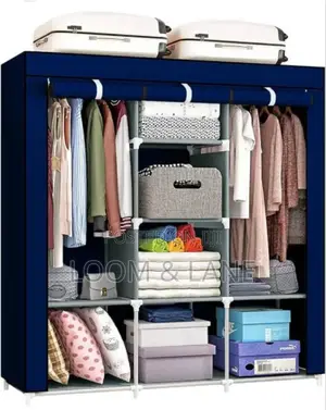 Upgrade Fabric Canvas Portable Wardrobe