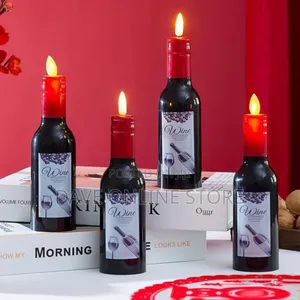 1 PCS Red Wine Led Electronic Candle Light