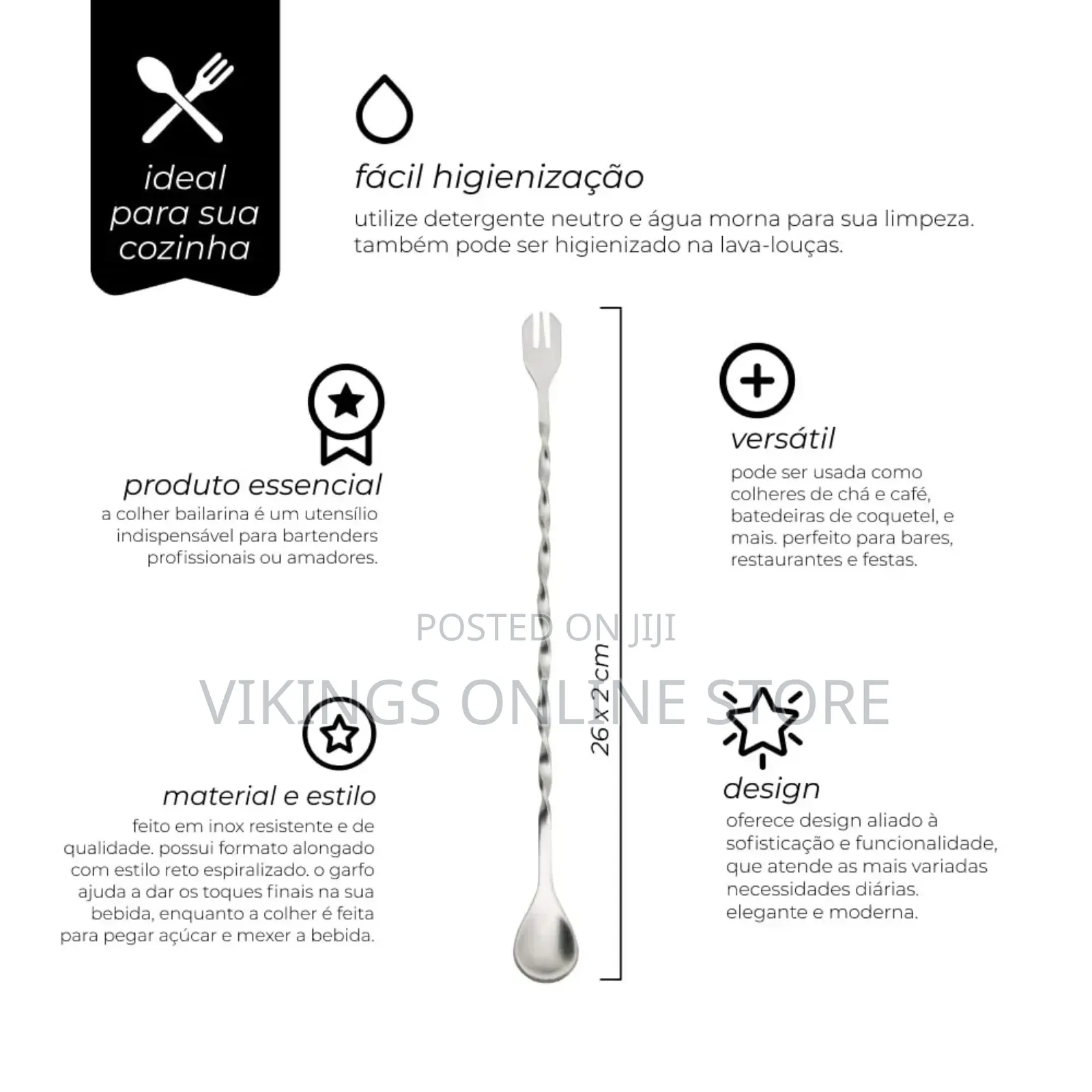 Silver Ballerina Spoon With Fork Elongated Spiral Handle