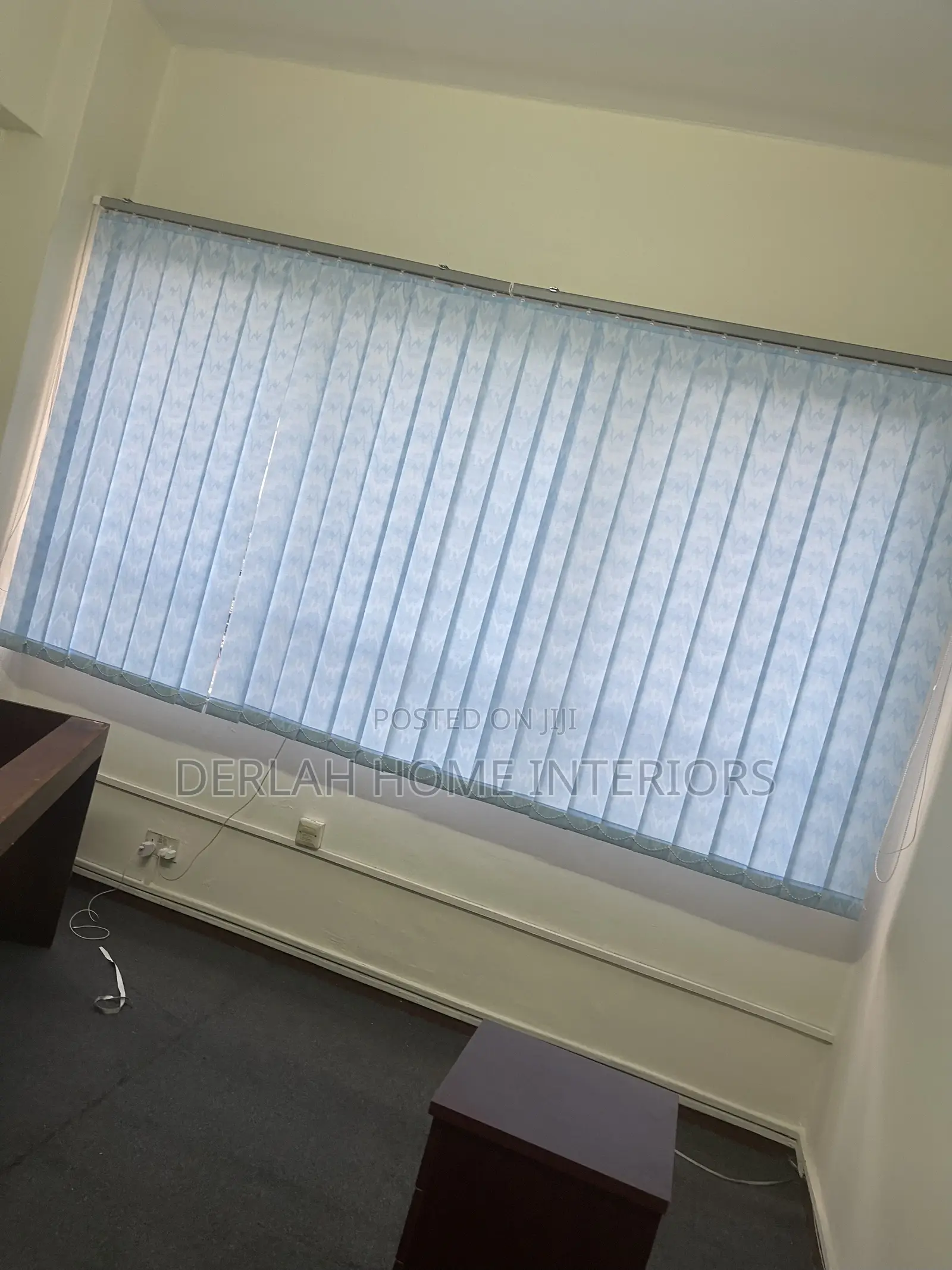 Sky Blue Curtain Blinds Installations