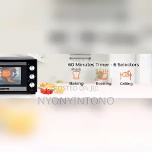 Geepas 42liters Electric Oven With 2years Warrnty