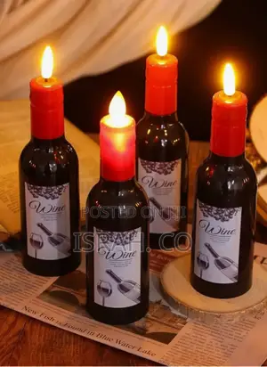 12pcs Wine Shape Led Candle Light