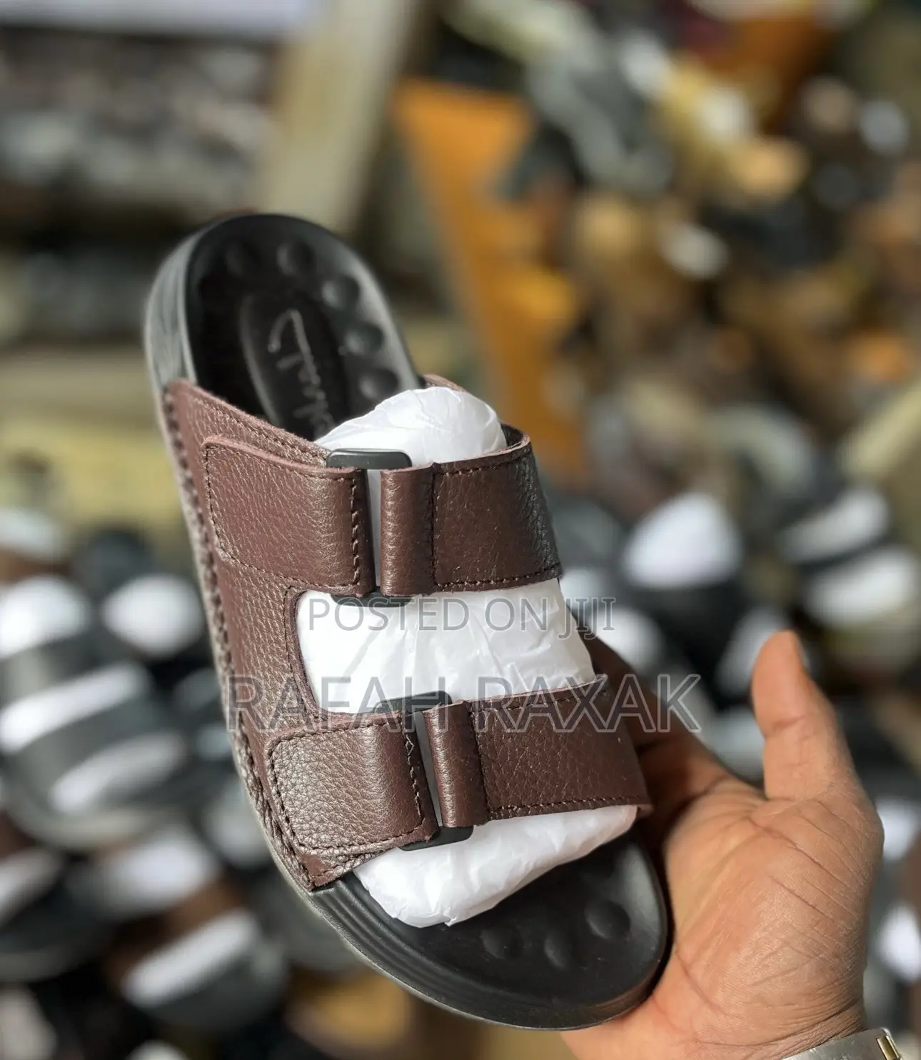 Original Classic Brown Straps Clarks Leather Sandals