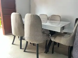 Affordable Marble Six Seats Dinning Table