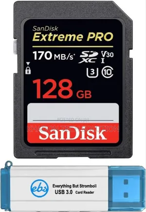 128 Extreme Pro Gb of Memory Card