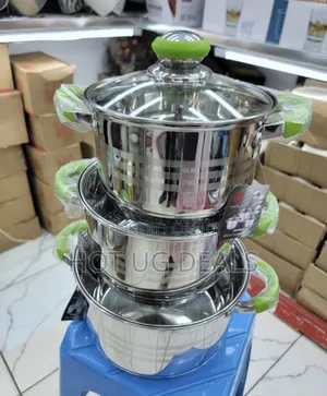 6-piece Stainless Steel Cookware Set - Silver