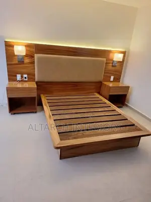5×6 Bed With Lights and Bedside Drawers