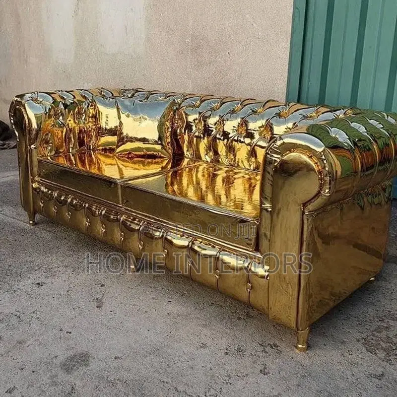 Gold King Three Seats Sofa