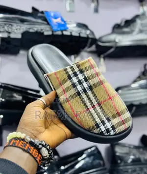 Men’S Classic Multicolor Burberry Clogs Dapadans Sandals
