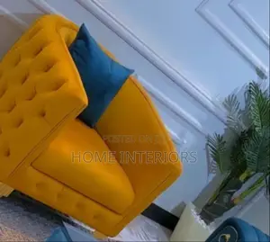 Mastered Yellow Single Sofa