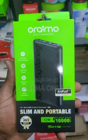 10000mah Raimo Slim and Portable Power Bank