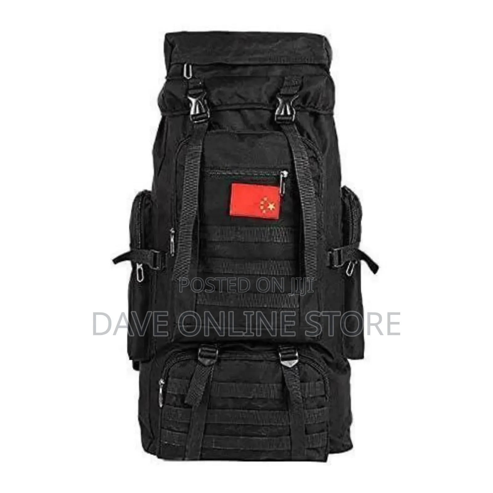 Tourist Travel Backpack-Black