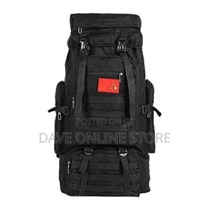 Tourist Travel Backpack-Black