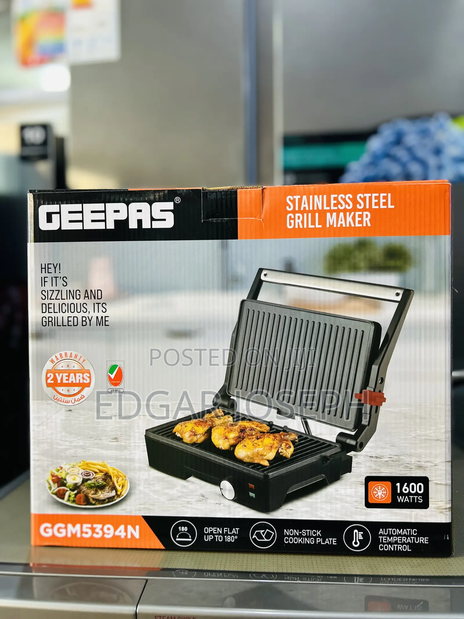 Sandwich Grill Maker Geepas