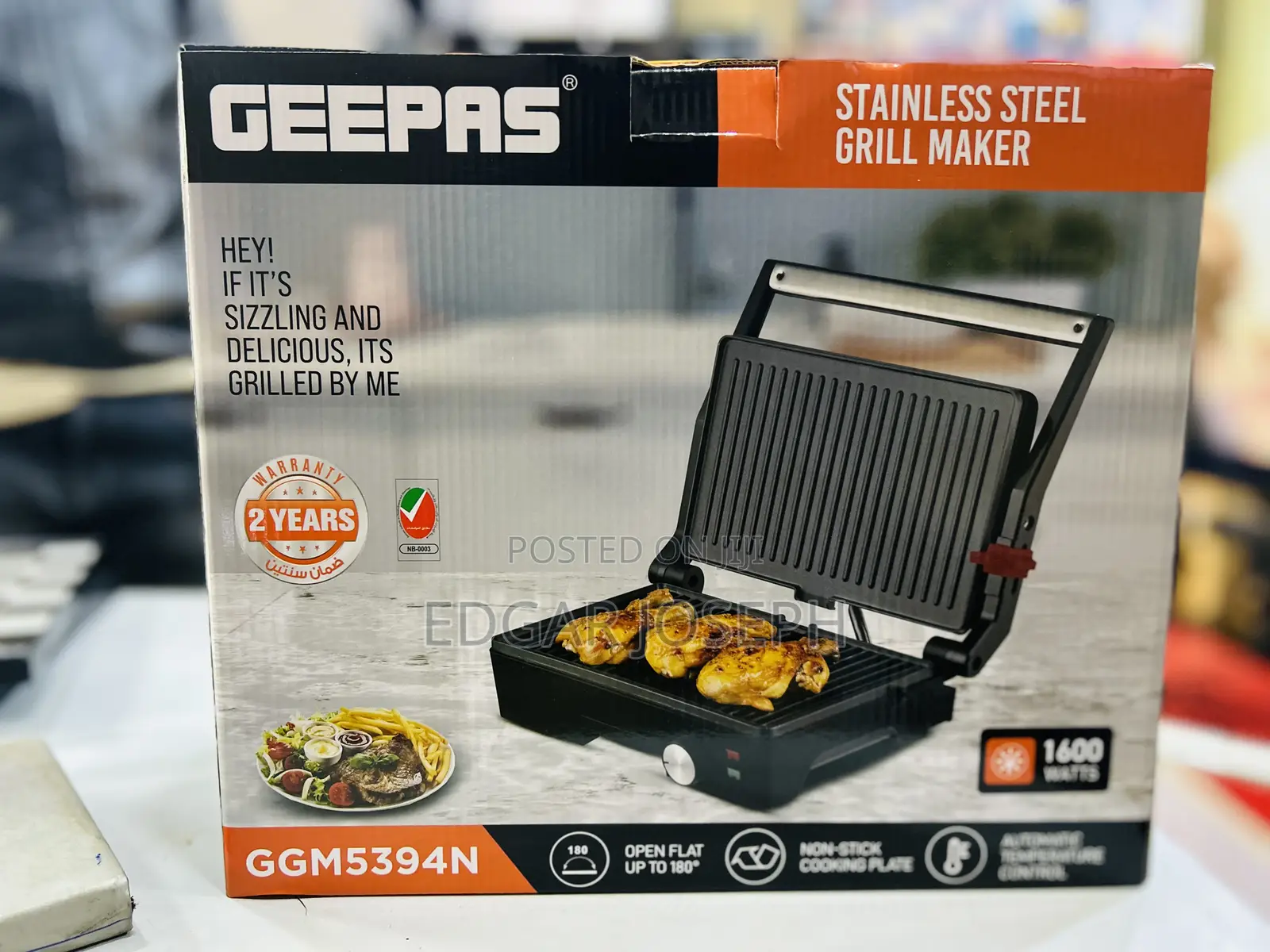 Geepas Grill/Sandwich Maker