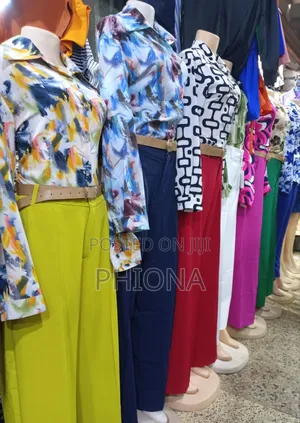 Ladies Two Piece Shirt and Pant