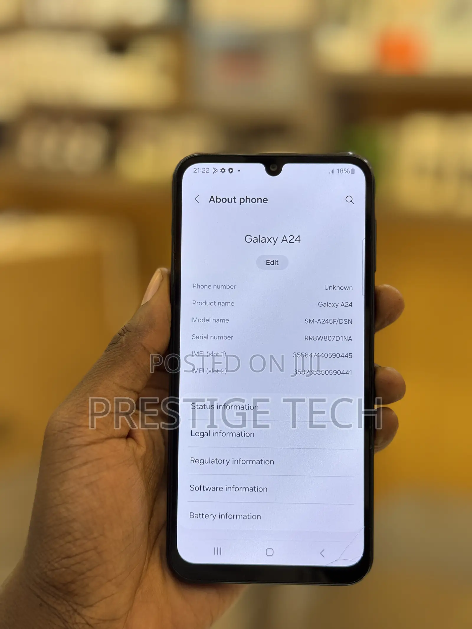 Samsung Galaxy A24 128 GB Black
