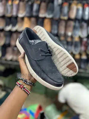 Timberland Black Shoes With White Sole Shoes