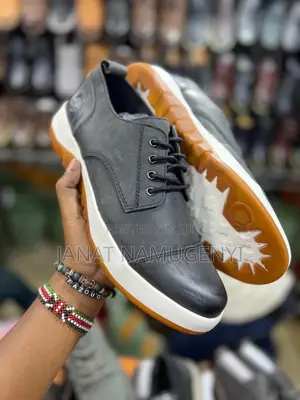 Black Timberland Loafers With White Sole Shoes