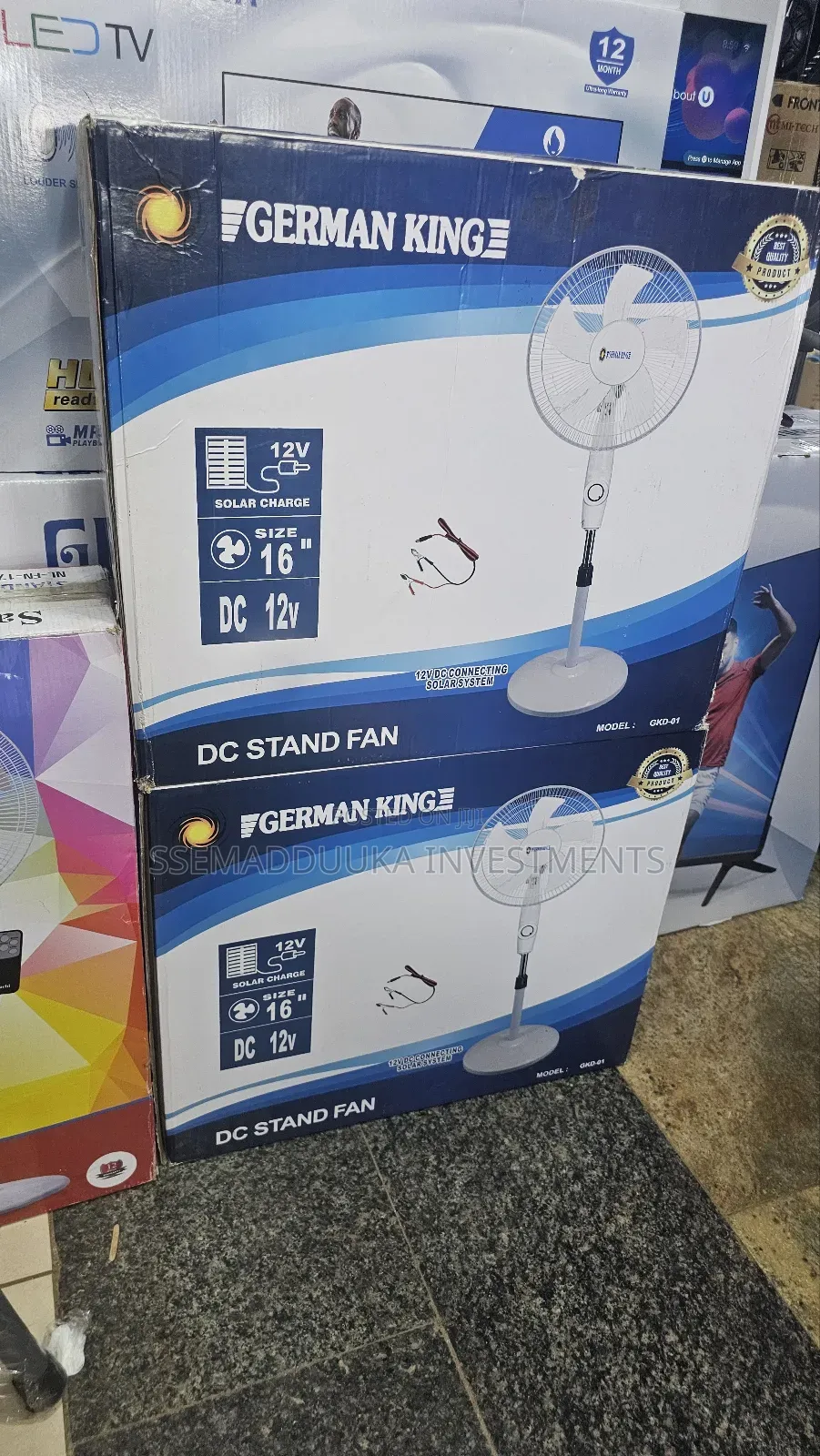 German King 16inches Dc Stand Fan