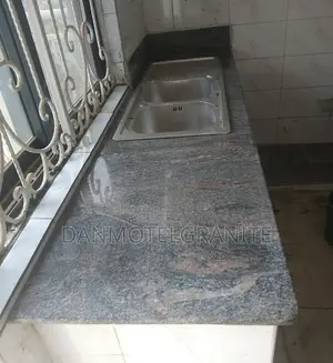 Wavy Grey Granite and Marble