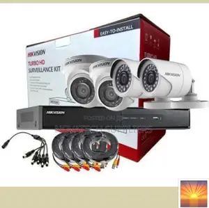4 Channel Hik Vision CCTV Camera Full Kit Turbo Hd Combo