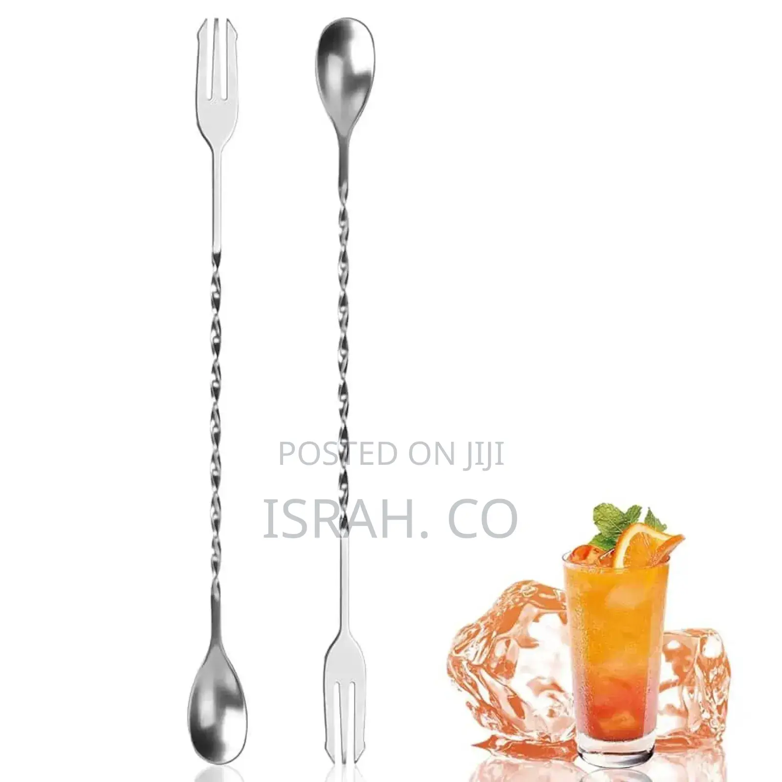 1pc Stainless Steel Cocktail Bar Spoon