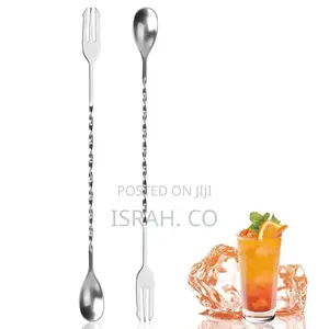 1pc Stainless Steel Cocktail Bar Spoon