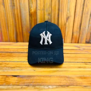 Black New York Caps