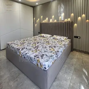 Gray 5 by 6 Bed