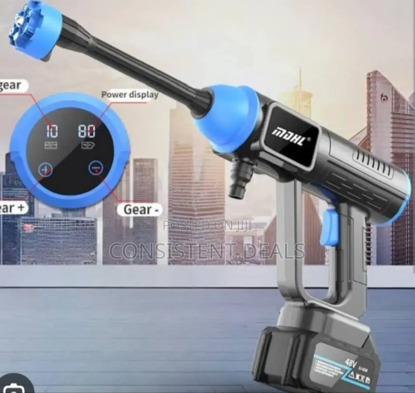 Rechargeable Battery Car Washer Handheld Machine