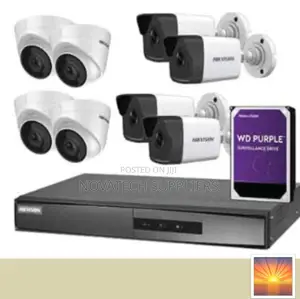 8 Channel Hik Vision CCTV Camera Kit Color Vu Hd Hek