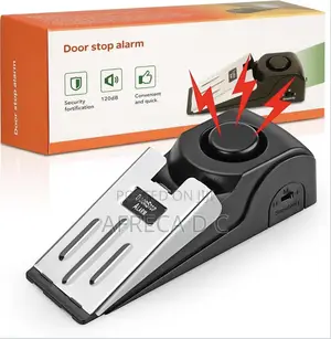 Security Door Stop Alarm Portable Hotel Security Safety Door